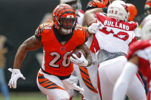 Cincinnati Bengals running back Joe Mixon (OU)